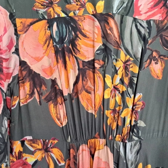 Soft Surroundings Provencia Floral Dress PS Handkerchief Hemline - Picture 5 of 10